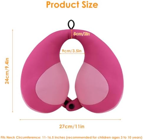INFANZIA Kids Travel Neck Pillow for Ages 3 Years and up,for CarSeat Plane