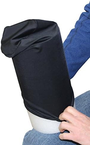 Rehabilitation Advantage Black Fabric Foam Roller Cover (Cover Only), 36" Long
