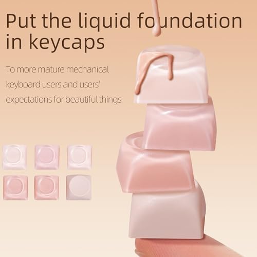 ZORNHER ZH100 Foundation Mechanical Keyboard,98% Pink Creamy Keyboard with Number Pad,Full Size Gaming Keyboard Cute,Jelly MOA Profile Round Keycaps,Clicky Blue Switches