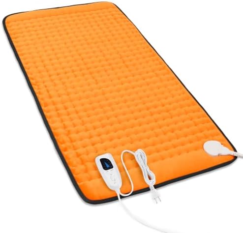 Heating Pad,Electric Heating Pads,Heating Pad for Back,Orange,33x17 Inch