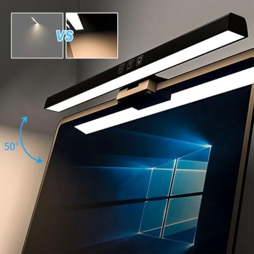 Dimmable LED Monitor Light Bar Hanging Table Lamp for Home Office Game