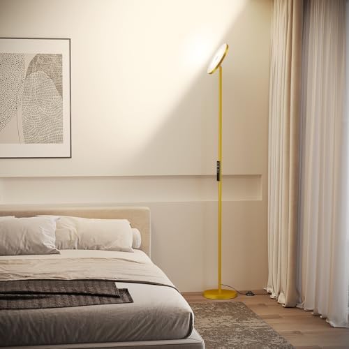SUNMORY Floor Lamps for Living Room，LED Standing Lamp with Remote Control