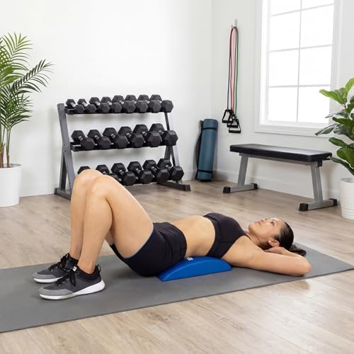 ProsourceFit Abdominal Ab Mat 15x12, High Density Core Trainer for Workouts, Conditioning, Posture Support, and Crunch Exercises; Home Fitness Equipment