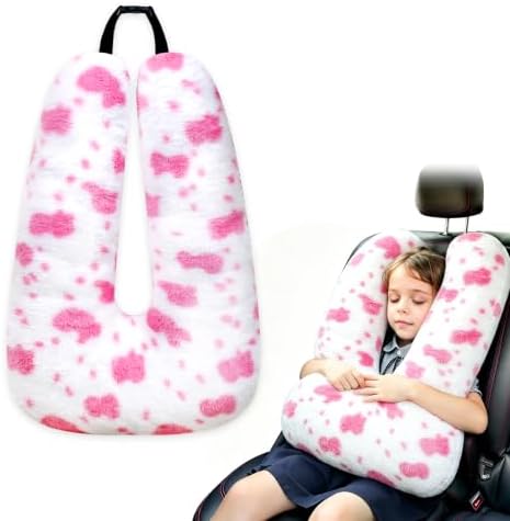 Travel Pillow for Kids and Adults, Ergonomic U-Shaped Neck & Head Support Pillow for Airplane, Car Rides and Home, Ultimate Road Trip Essentials as Car Headrest Pillow or Comfortable Body Pillow