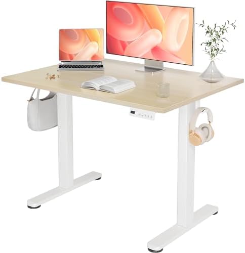 YDN 40 x 24 Inch Nature Electric Standing Desk