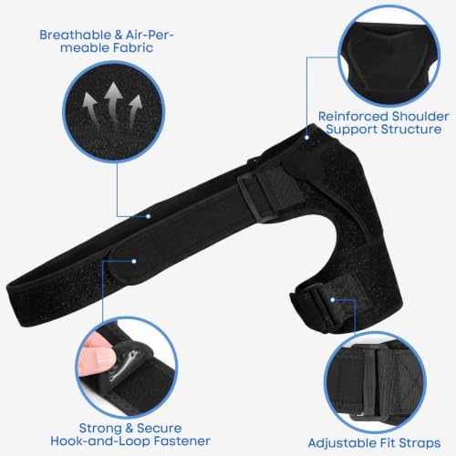Shoulder Brace for Men and Women,Rotator Cuff Shoulder Support for Sports