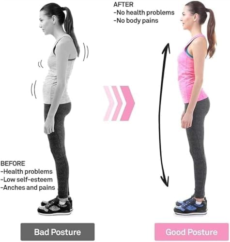 Posture Corrector for Women and Men, Posture Correction, Adjustable Back Clavicle Back Support Shoulder Strap Back Kyphosis Correction Back Posture