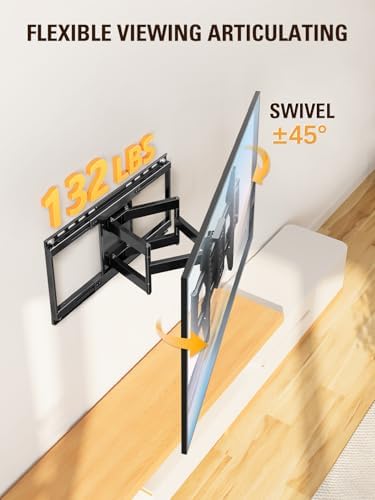 Mounting Dream Sliding Full Motion TV Mount for 42-86" TVs up to 132lbs