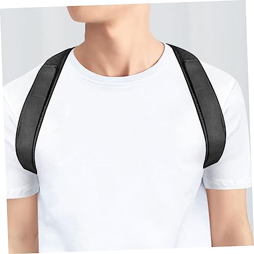 COLLBATH Adjustable Invisible Posture Corrector Belt Durable Pu Back Support for Adults Prevents Hunchback Spinal Pain Suitable for Indoor Outdoor Use