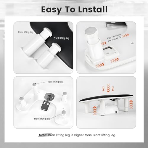 JODSONE U-Shaped Black Arm Rest for Nails Tech with Rotating 360°Built-In Phone Holder and Adjustable Nail Arm Rest Detachable Manicure Hand Rest for Salon Design