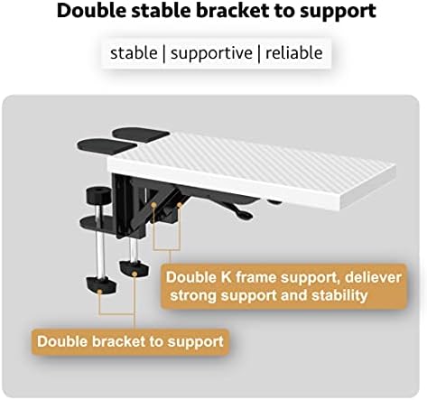 Computer arm Support Bracket, Suitable for Office desks, Sturdy Mouse arm Support, Computer Desk Extender, Suitable for Home and Office