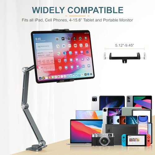 Houele Tablet Stand Holder iPad Stand for Desk Tablet Desk Mount