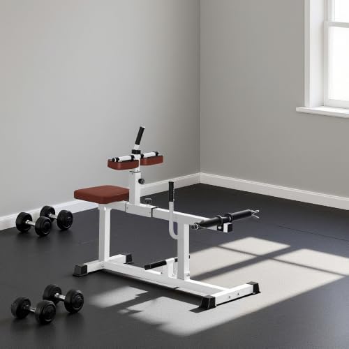 Soozier Seated Calf Raise Machine for Home Gym Waist Arm Training