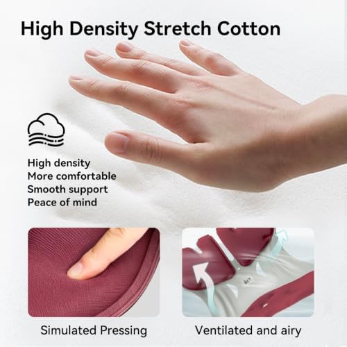 BKT Ergonomic Seat Cushion - Lumbar Support Pillow for Office Chair & Floor