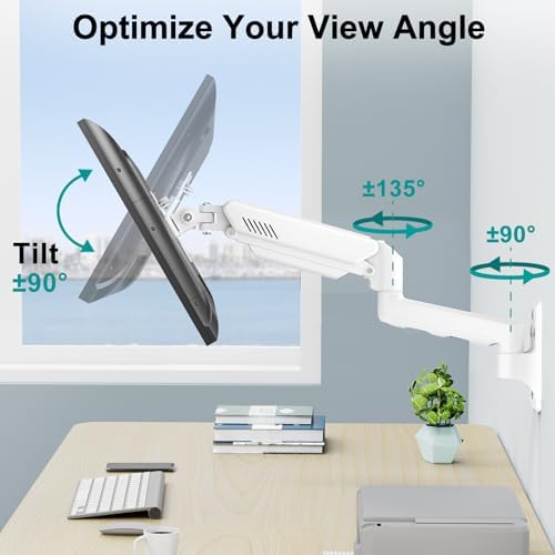 Monitor Wall Mount Fits up to 32" Computer Screens Max 19.8lbs