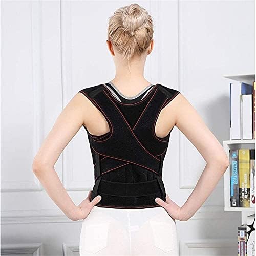 Full Back Posture Corrector for Men & Women, Adjustable Shoulder Lumbar Support Belt Thoracic Kyphosis and Hunchback (Size : Small)