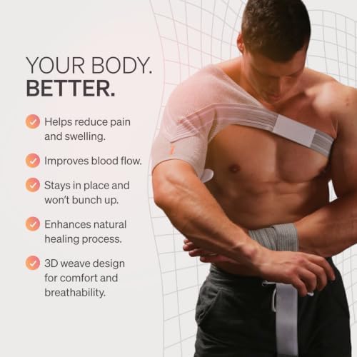 Incrediwear Shoulder Brace for Men and Women – Shoulder Support Brace Supports Shoulder Recovery & Shoulder Pain Relief, Reduces Inflammation and Swelling, Designed for Left & Right Shoulder (X-Large)