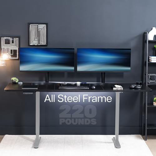VIVO Black 83 x 30 in Standing Desk, DESK-KIT-E2G84-30B