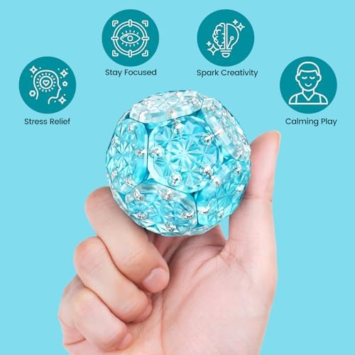 Magnetic Fidget Sphere, Adult Fidget Toy for Focus & Stress Relief