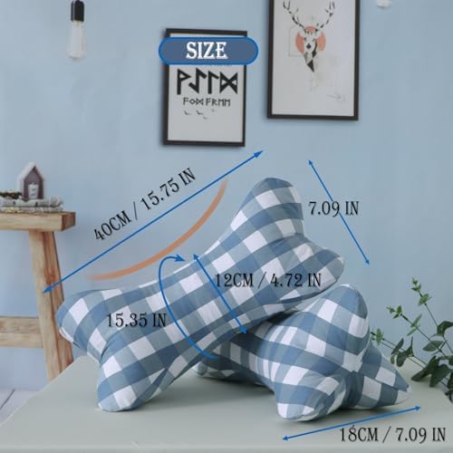 Neck & Cervical Pillows Dog Bone Shaped Travel Neck Pillows With Washable Removable Cover For Car Bus Truck Driving Comfort Head Rest Support Bone Pillows For Neck Chiropractic Pillow ( Size : E )