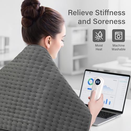 XXXL Heating Pad for Back, Period Cramps, Extra Large Electric Heat Pad