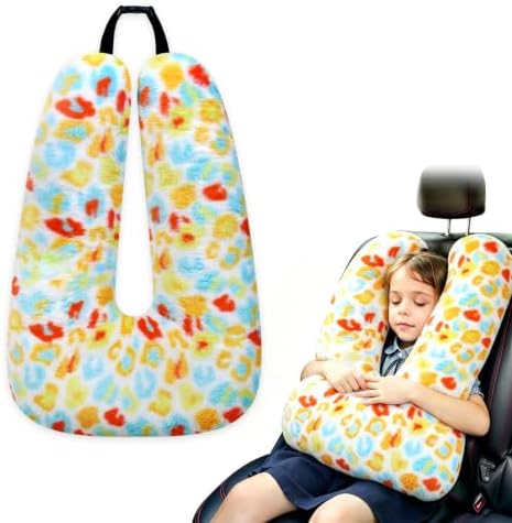 Atablyn Neck Pillow for Kids & Adults with Double Head and Neck Support, Ergonomic Travel Pillow for Any Sleeping Position on Airplane, Car Rides and Home