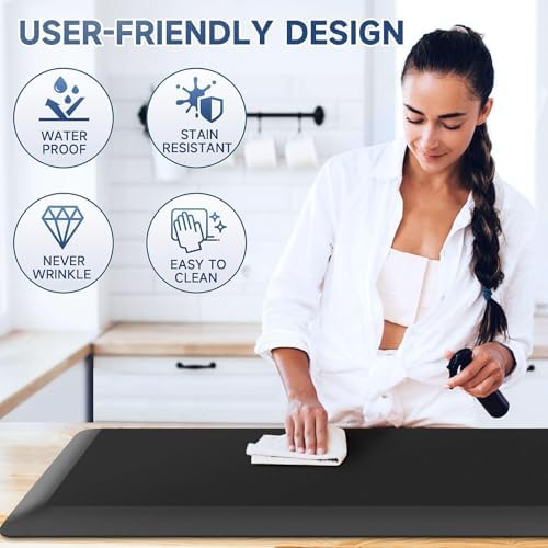 4/5 Inch Thick Kitchen Mats for Floor, StepRite Kitchen Rug for Standing