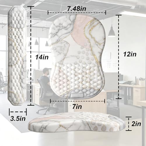 Ergonomic Mouse Pad Wrist Support and Keyboard Wrist Rest