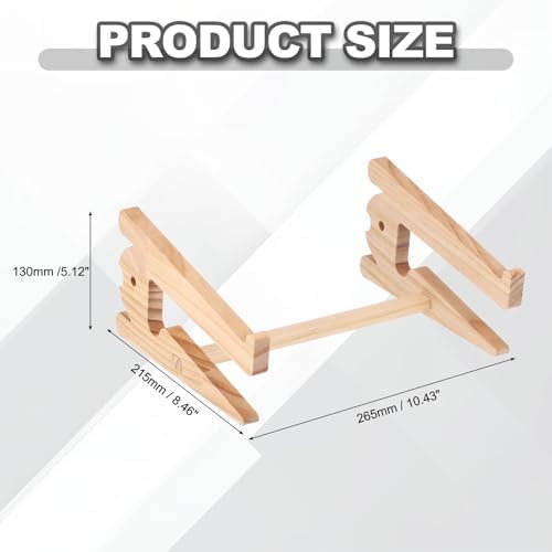 PATIKIL Wooden Laptop Stand 1Pack Dual-Use Laptop Stand Vertical for 10-15
