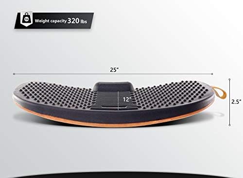 FEZIBO Standing Desk Mat with Anti Fatigue Bar