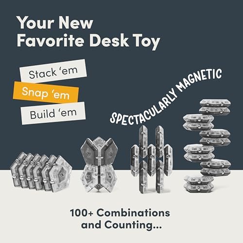 Speks Geode Magnetic Sensory Sphere, Stress Relief Tool, Executive Desk Toy