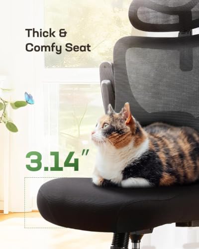 Marsail Ergonomic Office Chair with 3D Armrests, Pack of 10