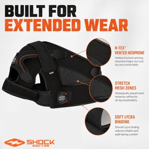 Shock Doctor Rotator Cuff Shoulder Brace for Men, Shoulder Brace for Women