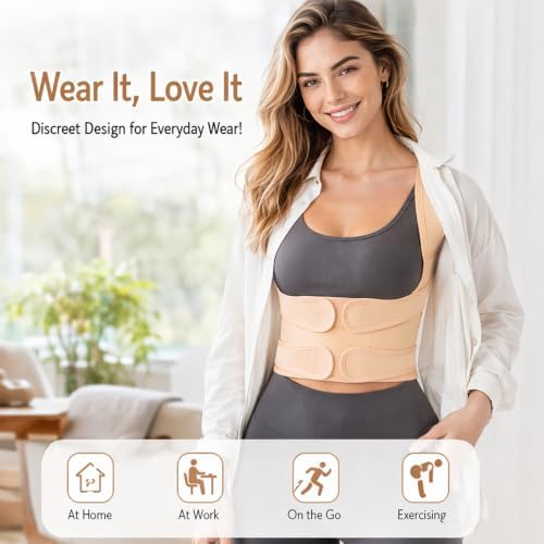 Posture Corrector for Women 2-in-1 Adjustable Full Back Brace Support
