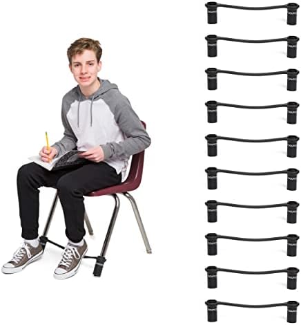 Bouncyband Original Bouncy Bands for Chairs, Black, Pack of 10 –Chair Bands