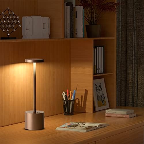 Cordless Table Lamp Rechargeable,Battery Powered LED Outdoor Table Light