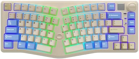 LEOBOG A75 Alice Ergonomic Wireless Mechanical Keyboard with Joystick Knob
