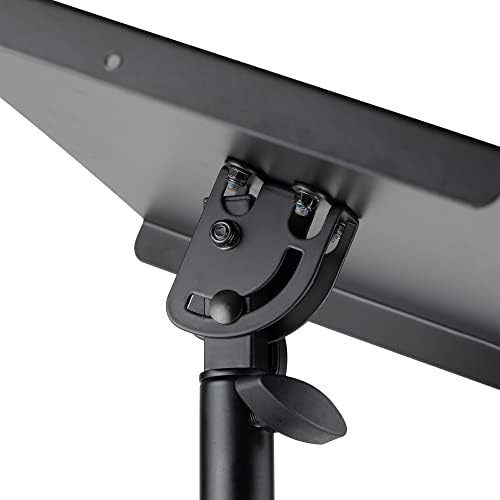 On-Stage LPT7000 Deluxe Laptop Stand, Adjustable Height and Tilt, Metal Construction, Black, Foldable