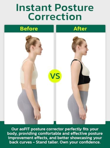 AOFIT Posture Corrector for Women for Rounded Shoulders Hunchback M