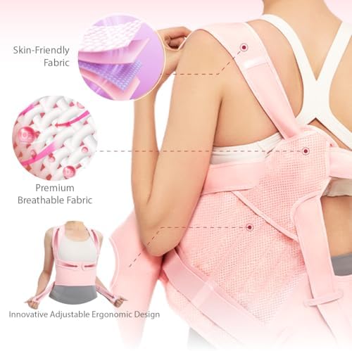 Posture Corrector for Women/Men Adjustable Full Back Brace Support