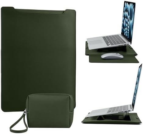 15-16 Inch Protective Laptop Sleeve with Stand, for MacBook Pro/MacBook Air