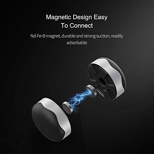 Hagibis Laptop Cooling Pad, Ergonomic Laptop Stand Small Invisible Cooler Ball Portable Magnetic Foot Heat for MacBook Pro Computer