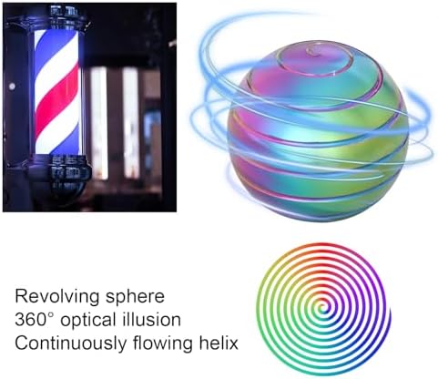 Kinetic Spinning Desk Toys, Fidgets for Anxiety and Stress for Adult Teen Cool-Stuff, Party Gifts for Christmas & Halloween (Circular)
