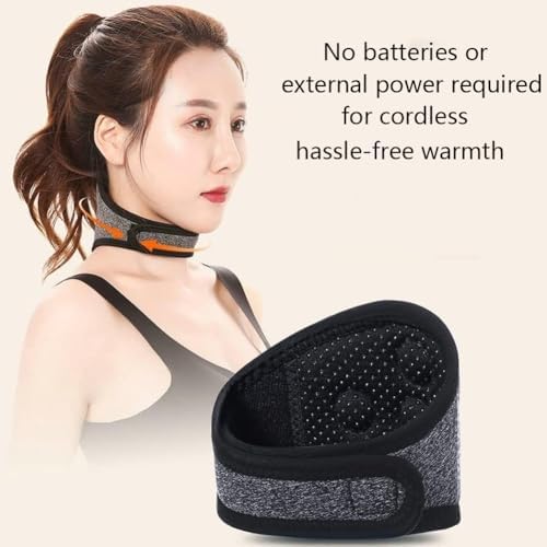 XGOPTS Self Heating Neck Braces Magnetic Treatment Neck Wraps Pain Relief