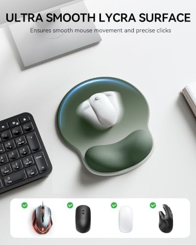 Mouse Pad with Wrist Rest for Desktop Large Ergonomic Mouse Mat Non-Slip