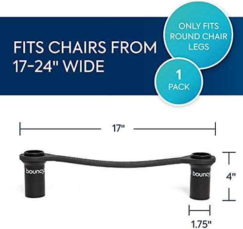 Bouncyband Original Bouncy Bands for Chairs, Black, 1 Pack –Chair Bands