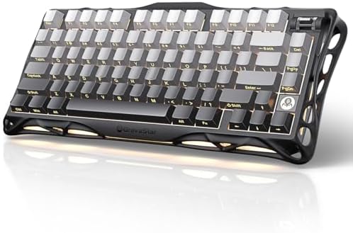 GravaStar Mercury K1 75% Wireless Mechanical Gaming Keyboard RGB Backlit