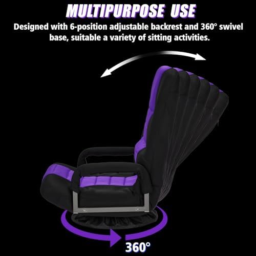 Swivel Gaming Chair 2PACK Video Game Chairs w/6 Adjustable Postion