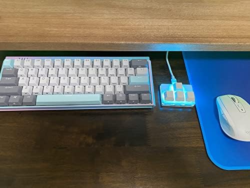 USB Mini 4-Key Keypad Mechanical Gaming Keyboard RGB Macro Pad