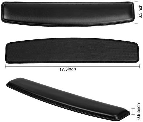 RICHEN Keyboard Wrist Rest Pad and Mouse Wrist Rest Support Mouse Pad Set,Sturdy & Comfortable & Lightweight for Easy Typing & Pain Relief-Ergonomic Support (Black)